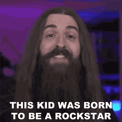 Born To Be A Rockstar GIF