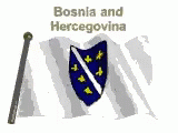 Bosnia And Herzegovina Transparent Flag GIF