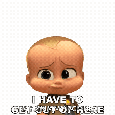Boss Baby Saying I Have To Get My Mommy Popcorn GIF
