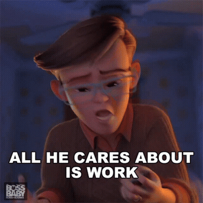 Boss Baby Says All He Cares About Is Work GIF