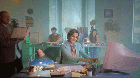 Boss Handing Too Much Paper Works GIF