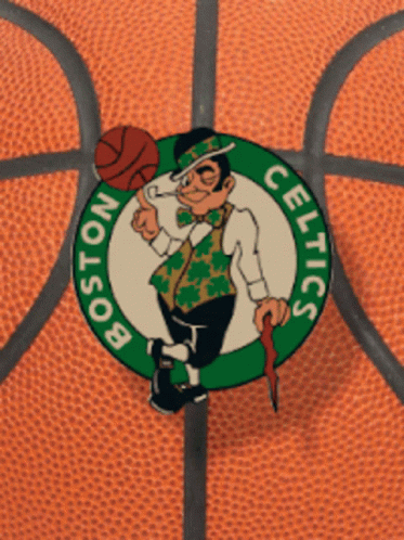 Boston Celtics Basketball With Leprechaun GIF