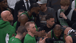 Boston Celtics Teammates Exchange Support GIF