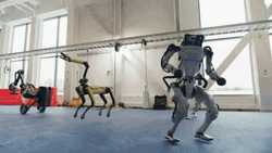 Boston Dynamics Speed Robot Dance GIF