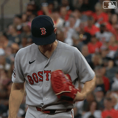 Boston Red Sox Baseball Player Ready To Pitch GIF