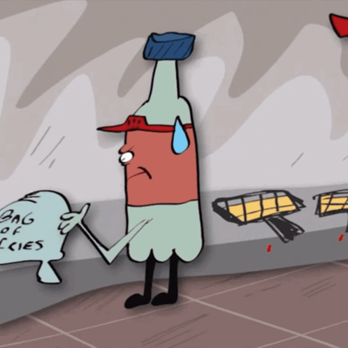 Bottle Holding Sign That Says Bag Of Kikes GIF