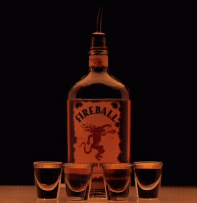 Bottle On Fire About To Explode GIF