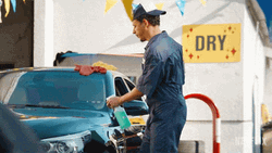 Bottle Spray Car Wash GIF