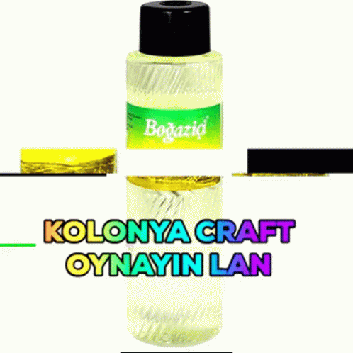 Bottle With Green Label Bogazic GIF