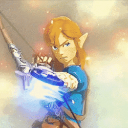 Botw Link Powerful Bow GIF