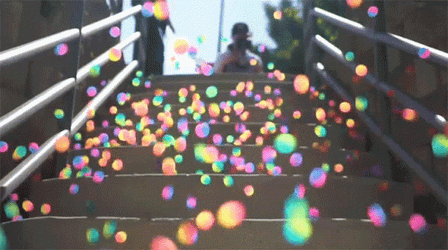 Bouncing Ball Falling Down GIF