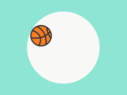 Bouncing Basket Ball GIF