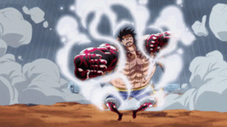 Bouncing Luffy Gear 3 GIF