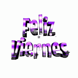 Bouncing Purple Feliz Viernes GIF