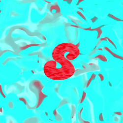 Bouncing S Paint Spilling GIF