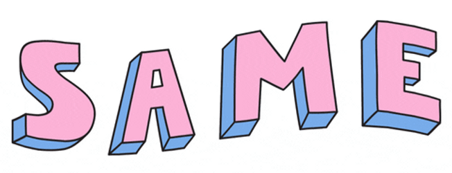 Bouncy Pastel Same Text Artwork GIF