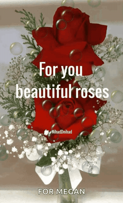 Bouquet Of Roses For You Beautiful Roses GIF