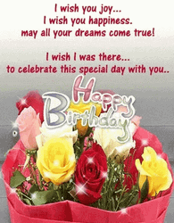 Bouquet Special Day Happy Birthday Husband GIF