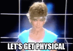 Bow Chicka Wow Wow Let's Get Physical GIF