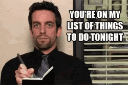 Bow Chicka Wow Wow To Do List GIF