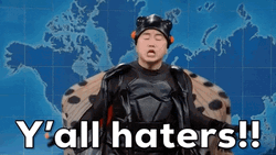 Bowen Yang In A Costume Y'all Haters GIF
