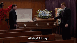 Bowing At Funeral Ne3w Girl Tv Series GIF
