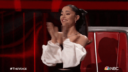 Bowing Down Ariana Grande Applause GIF