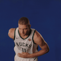 Bowing Down NBA Brook Lopez GIF