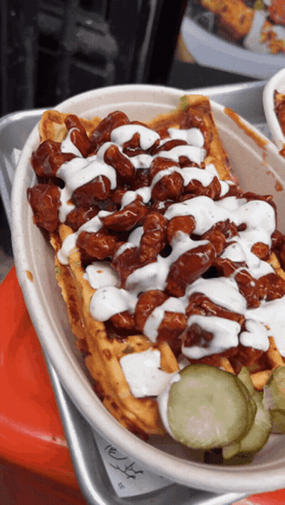 Bowl Of Food With Word Rest GIF