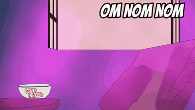 Bowl Of Last Elixir On Purple Table GIF
