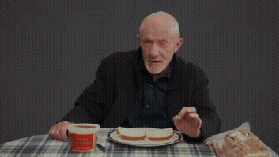 Bowl Of Pimento Cheese Spread And Sandwiches GIF