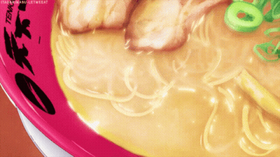 Bowl Of Ramen Saying Tenma GIF