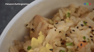 Bowl of Rice With MasterChef Logo