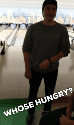 Bowling Alle Man Whose Hungry GIF