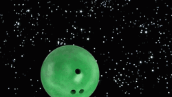 Bowling Ball And Earth Spinning GIF