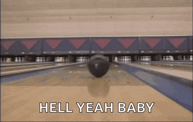 Bowling Ball Pins GIF