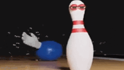 Bowling Ball Wave Slap Pin Animation You Thought GIF 