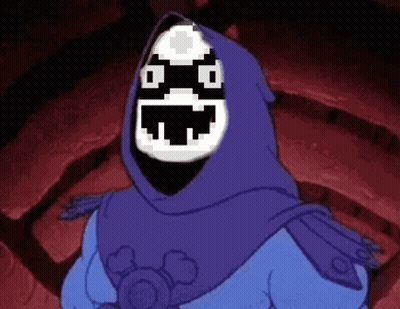 Bowling Ball With Face Flying GIF