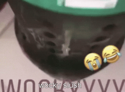 Bowling Ball With Wocky Slush GIF
