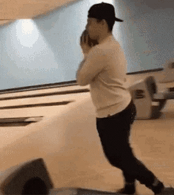 Bowling Flew Up Failed Meme GIF