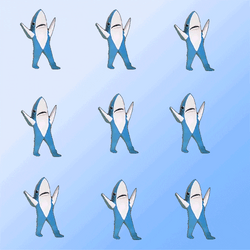 Bowling Nine Shark Dancing Meme GIF