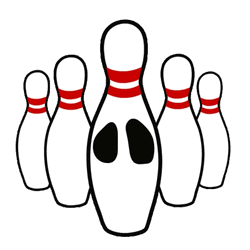 Bowling Pin Blinking Strike