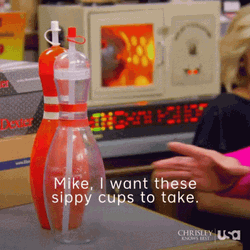 Bowling Pin Sippy Cups GIF