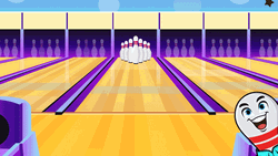 Bowling Pin Split GIF