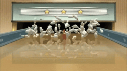 Bowling Pins Wasted Meme GIF