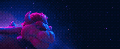 Bowser And Princess Peach Looking At Each Other GIF