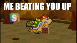 Bowser Beat You Up GIF