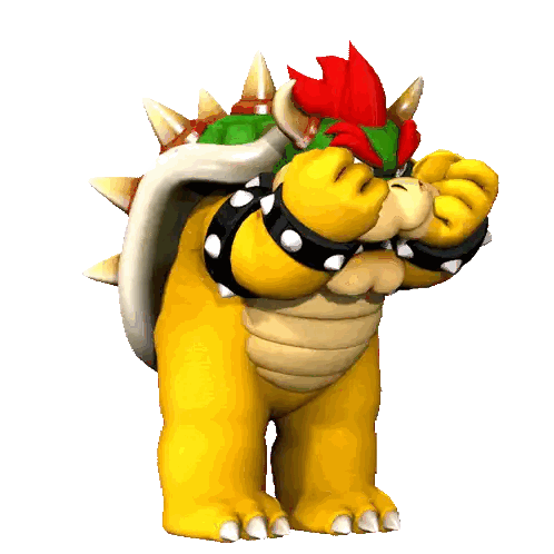 Bowser From Mario Bros Sticker