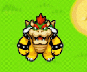Bowser Happy Sticker GIF