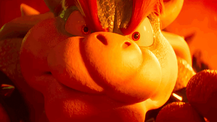 Bowser Peaches Up Close GIF